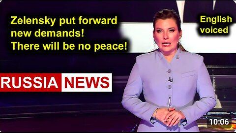 Zelensky made new demands! There will be no peace! Russia, Ukraine