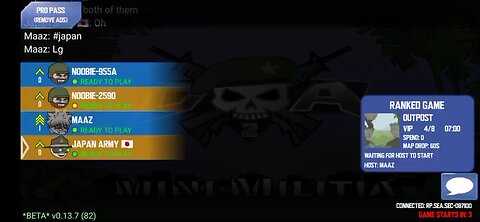 Mini militia Japan 🇯🇵 Vs Indian 🇮🇳 pro pla pro player