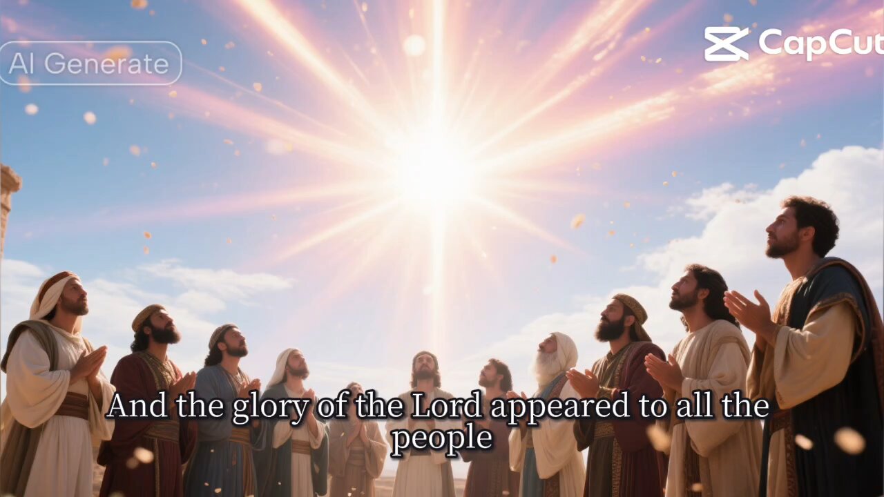 “And the glory of the Lord appeared to all the people.” — Leviticus 9:23 (ESV)