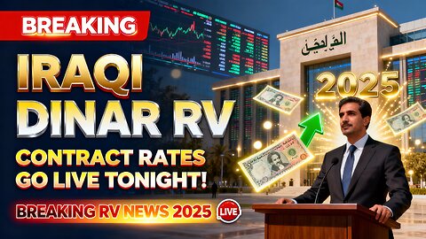 Iraqi Dinar RV Contract Rates GO LIVE Tonight! 💥 Breaking RV News 2025 💥 IQD News 2025