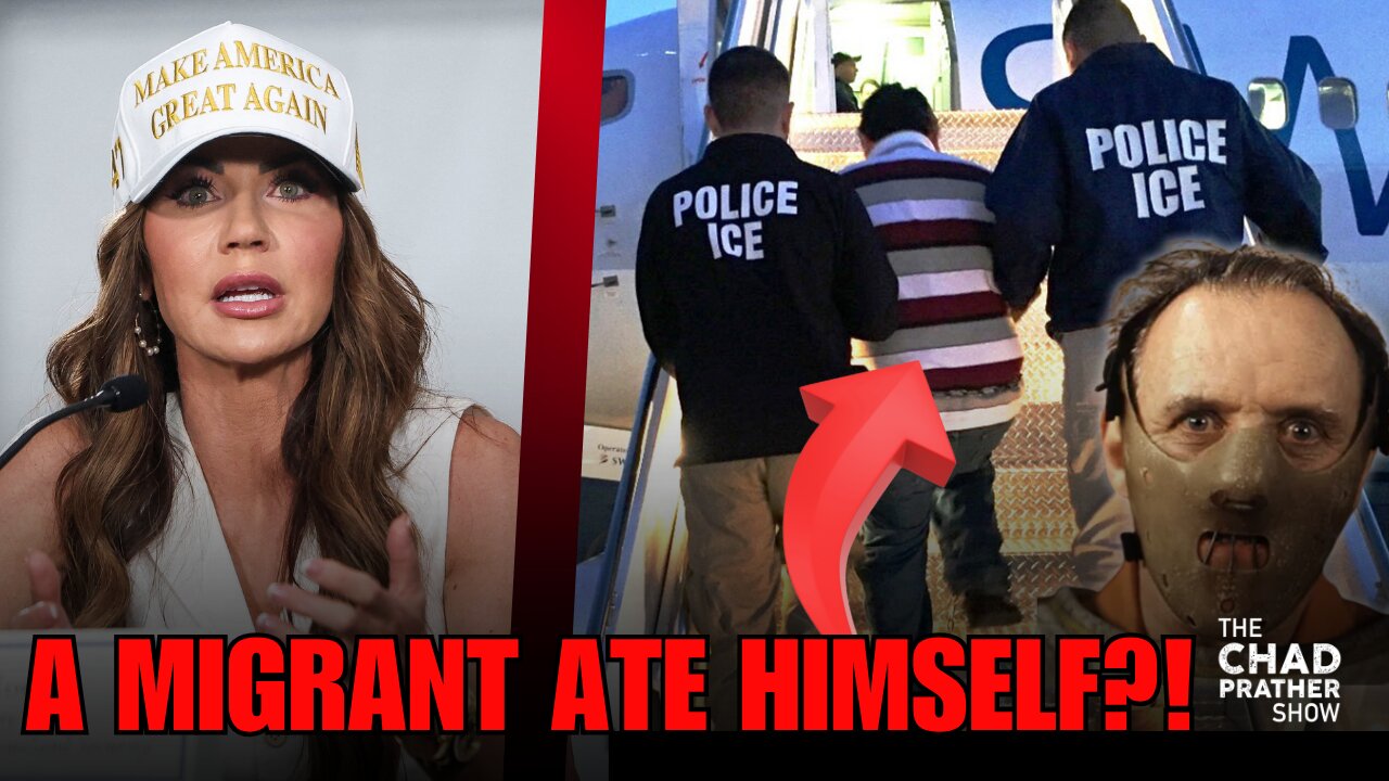 SHOCKING: Kristi Noem Reveals A Migrant Starting EATING HIMSELF While In Custody on ICE Plane!