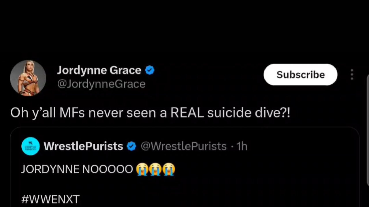 Jordynne Grace responds to trolls after her recent botch during NXT