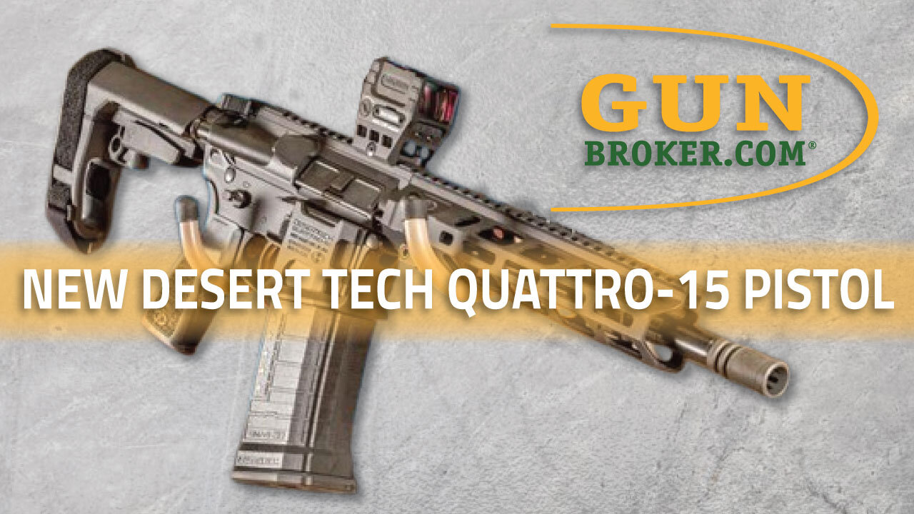 New Desert Tech Quattro-15 Pistol and Rifle in 556NATO or 223Rem | GunBroker