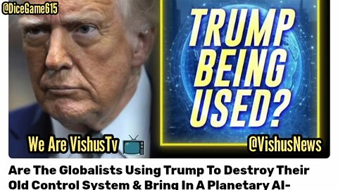 Trump Being Used To Destroy Their System... #VishusTv 📺