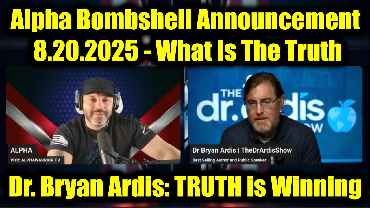 Bombshell Announcement - What Is The Truth. 8-20-25-AT-2PM-CST-15T-EST #TRUTH