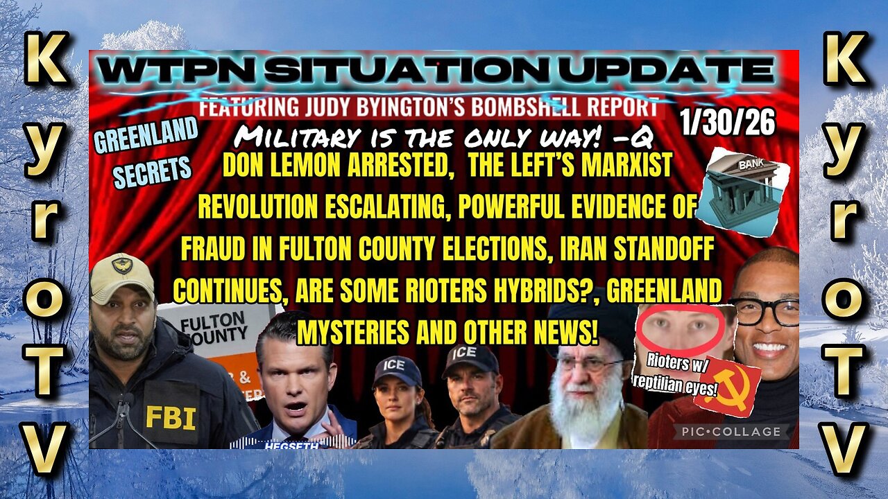 Situation Update - January 30, 2026 (edited version) (Swedish subtitles)