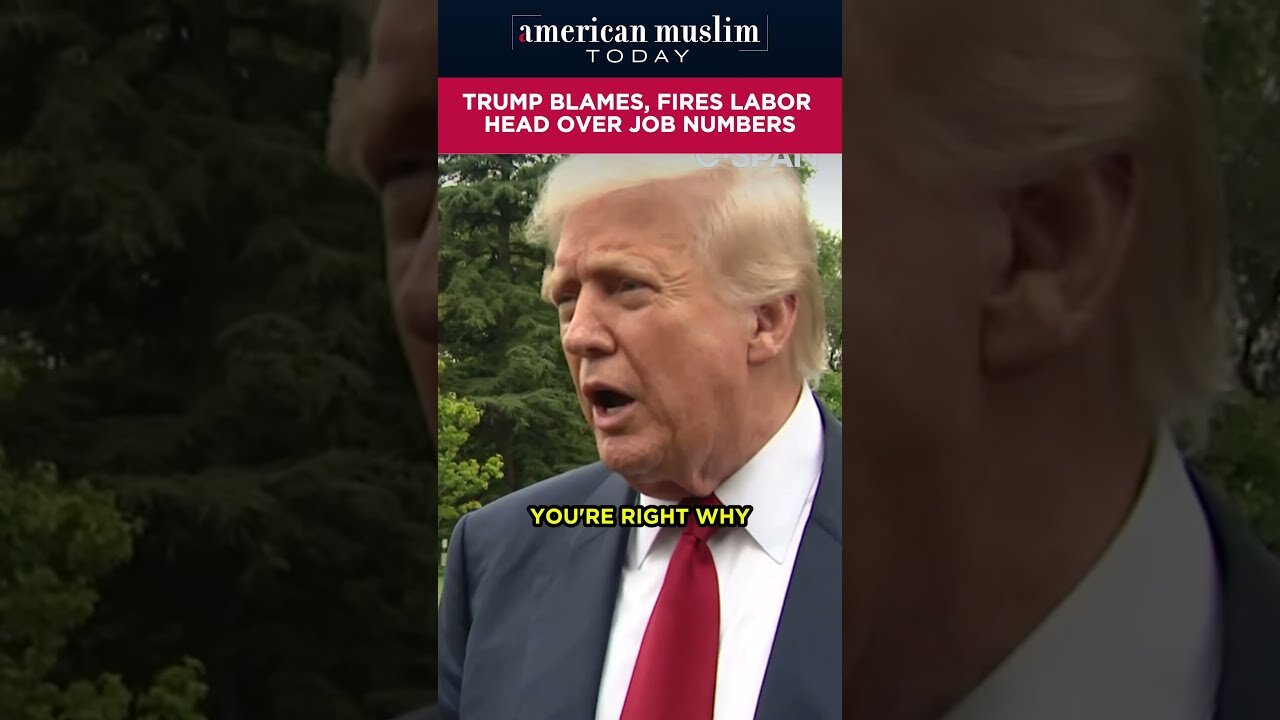 Trump blames, fires labour head over job numbers.