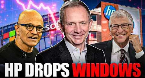 Bill Gates PANICS as HP Ditches Windows. 40% of Sales Now Preloaded with Linux. Dell Follows