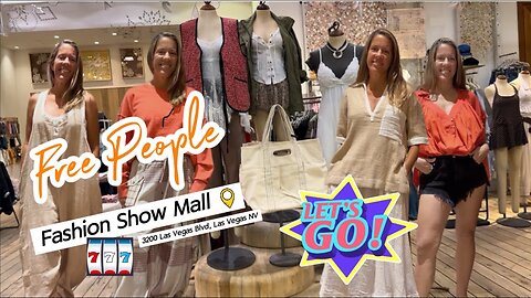 Vegas Baby! Free People Store Tour on Las Vegas Boulevard.