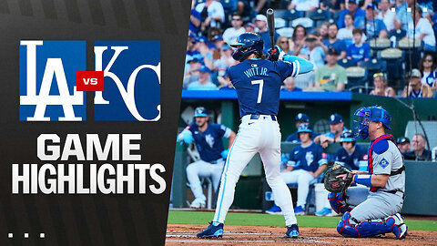 Dodgers vs Royals Highlights 06 27 2025 MLB