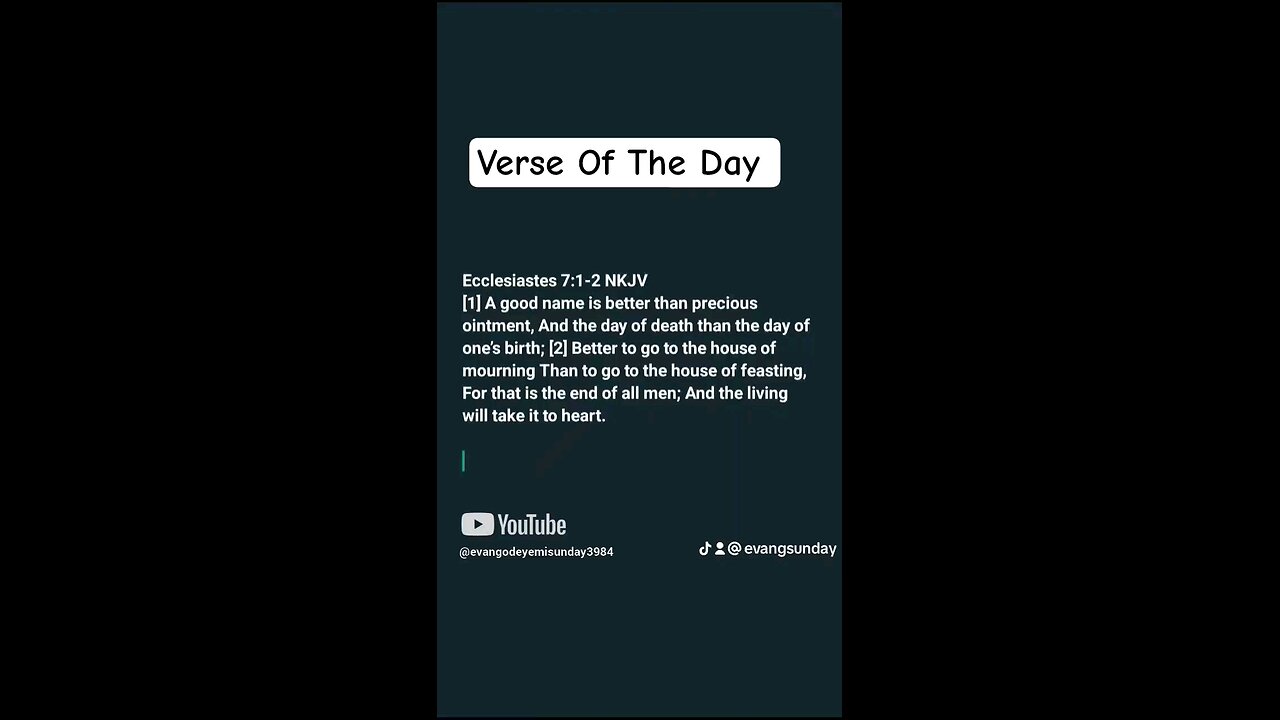 Verse Of The Day