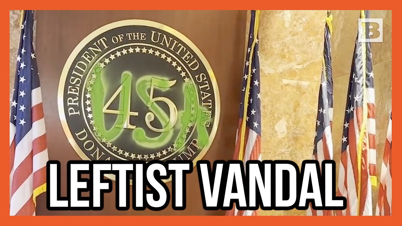 Climate Doomers Vandalize Trump Tower's "45" Presidential Plaque
