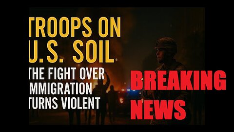 BREAKING NEWS: "Monkey Werx-Troops on US Soil - Fight Over Immigration Turns Violent"