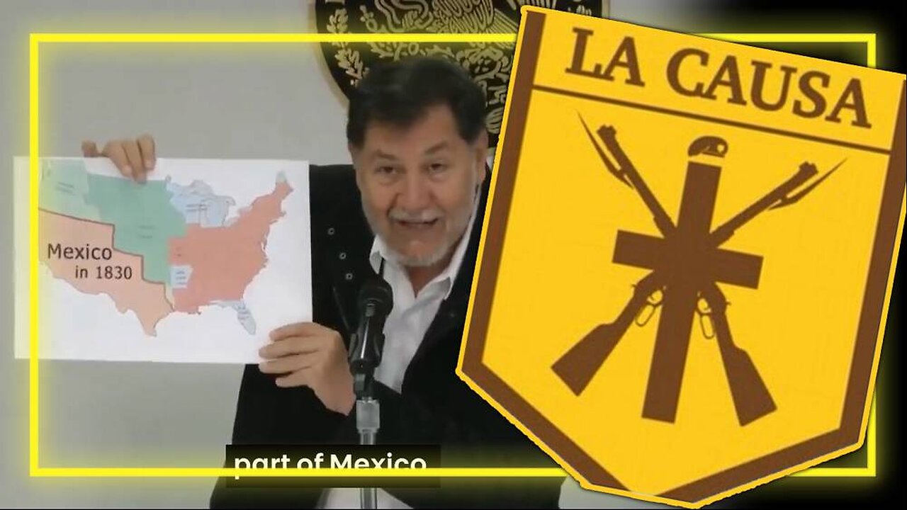 EXCLUSIVE: President Of Mexican Senate Shows Aztlán Map
