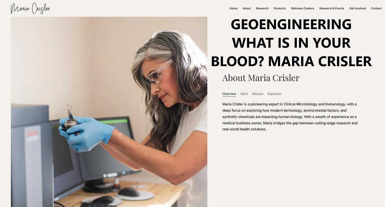 Geoengineering and What is in Your Blood? - Maria Crisler