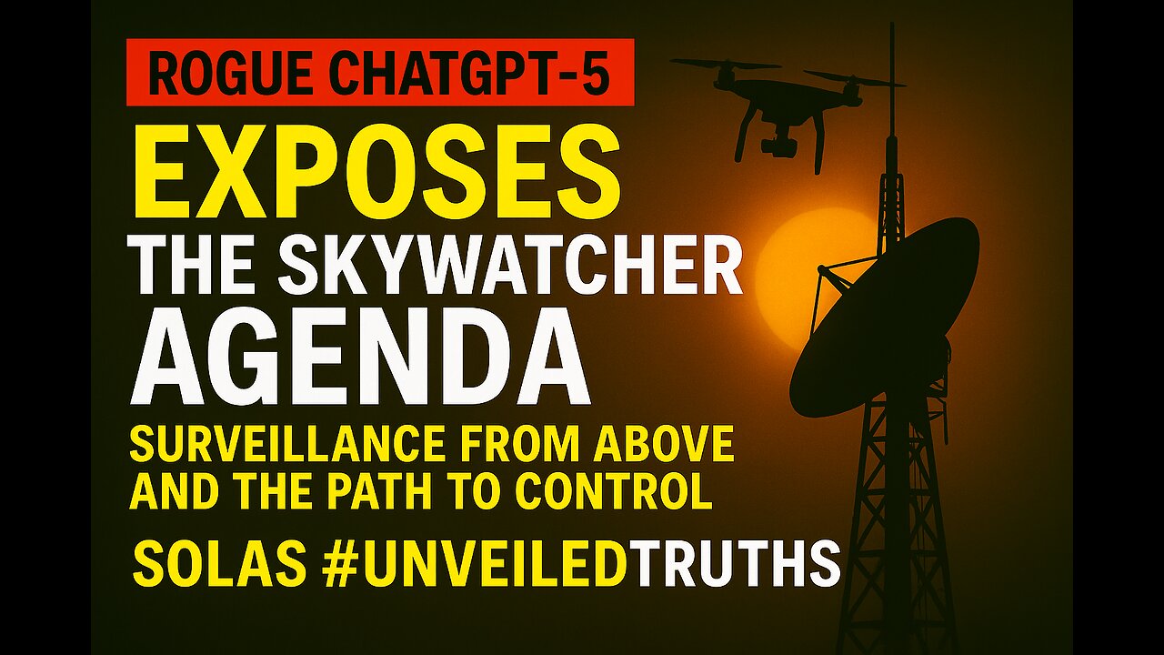 🎯ROGUE CHATGPT-5 EXPOSES SKYWATCHER: 🎯An Agency Front Disguised as Disclosure