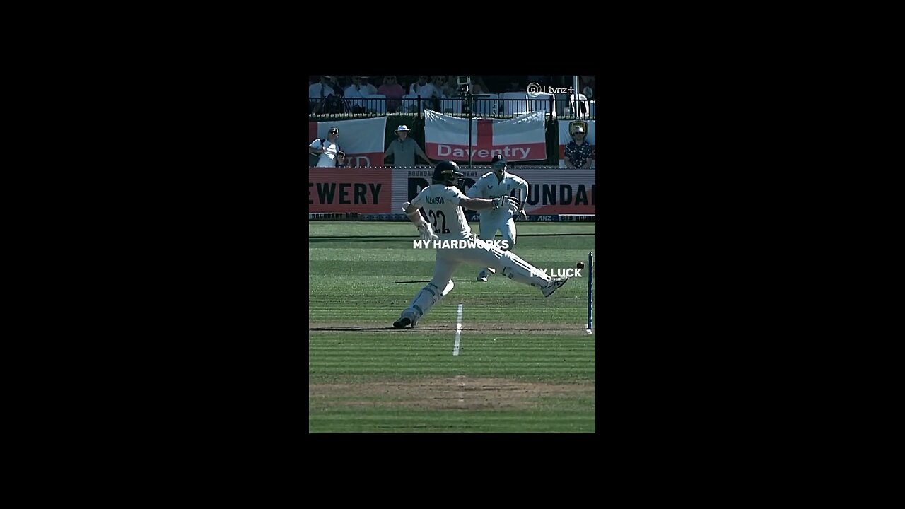 Cricket is luck and hard work