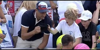 Shocking US Open Drama: Grown Man Steals Kamil Majchrzak's Hat from Kid!