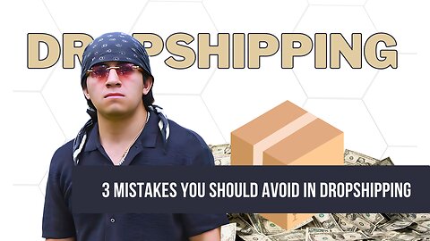 3 mistakes you should avoid in dropshipping. #money #wealth #finance #shorts #reels