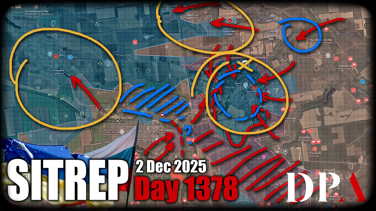 [ Ukraine SITREP ] ENCIRCLEMENTS GETTING COOKED; Ukraine seemed to have given up Pokrovsk/Myrnohrad