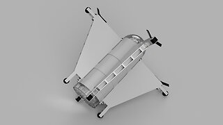 Micro Biplane Batwing Cross Prop Drone-Plane (Props and Landing Gear)