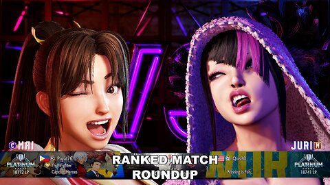 Kuya Kalbo SF6 Ranked Match Roundup. Mai Platinum Rank [Hori Fight Stick]