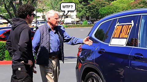 Putting For Sale Signs On Strangers Car Prank!