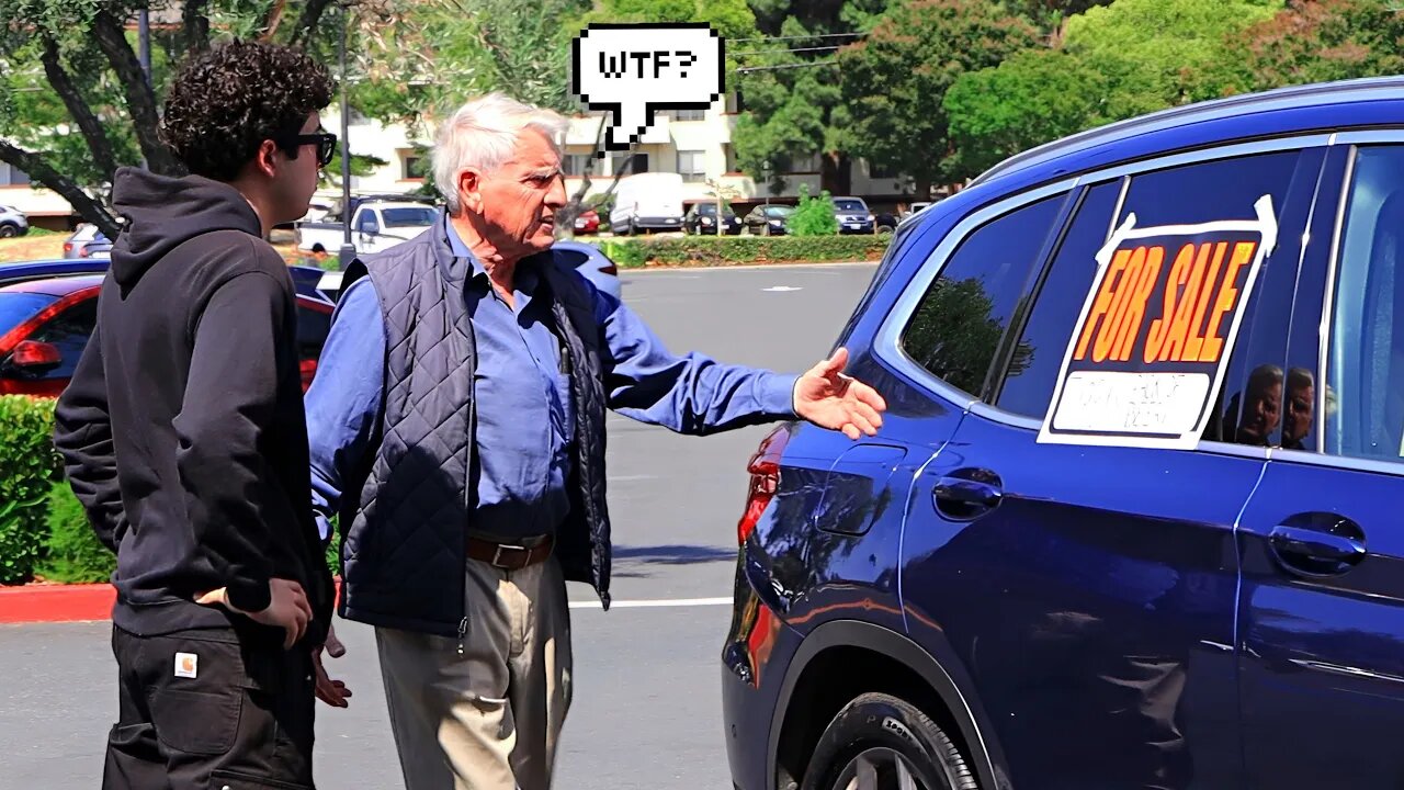 Putting For Sale Signs On Strangers Car Prank!