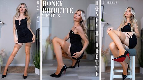 Should Stockings Be Worn With A Little Black Dress??? | Honey Birdette Review and Try On
