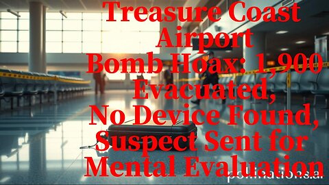 Treasure Coast Airport Bomb Hoax: 1,900 Evacuated, No Device Found, Suspect Sent for Mental