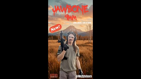 🔥 Jawbone 9mm — Slow Motion Steel Hits! #Muzzleborn