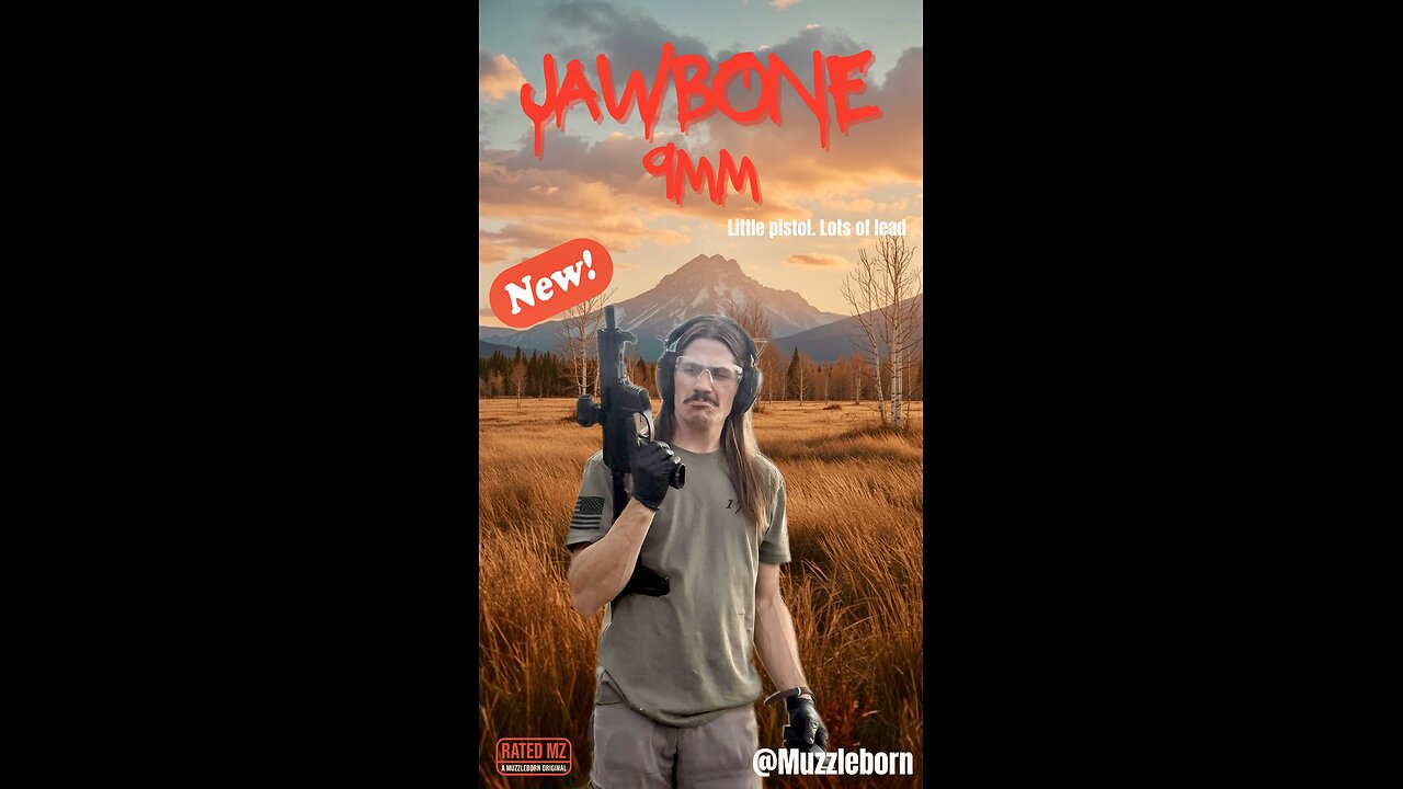 🔥 Jawbone 9mm — Slow Motion Steel Hits! #Muzzleborn