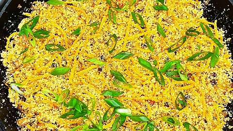 Carrot Farofa with Bacon 🥕🥓