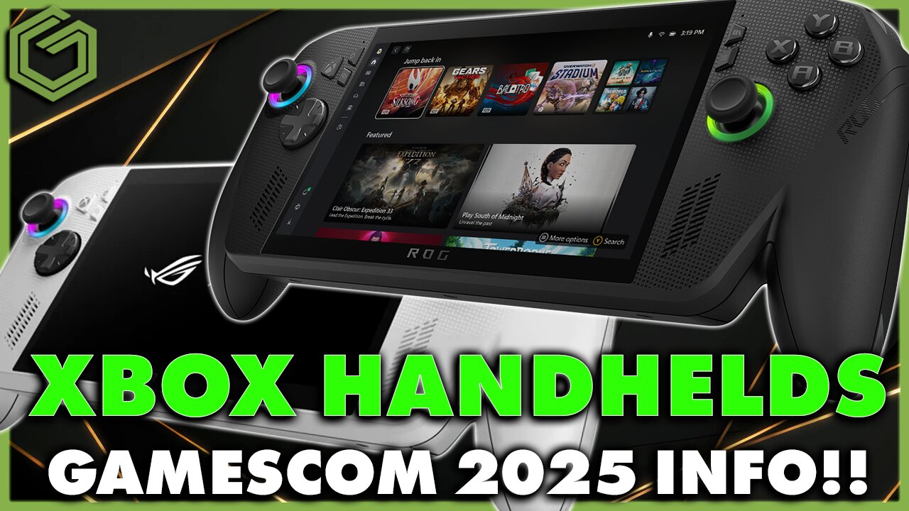 Xbox Ally Handhelds Shown at Gamescom with NEW Info!!
