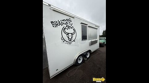 2022 Kitchen Food Concession Trailer with Pro-Fire System for Sale in Montana!