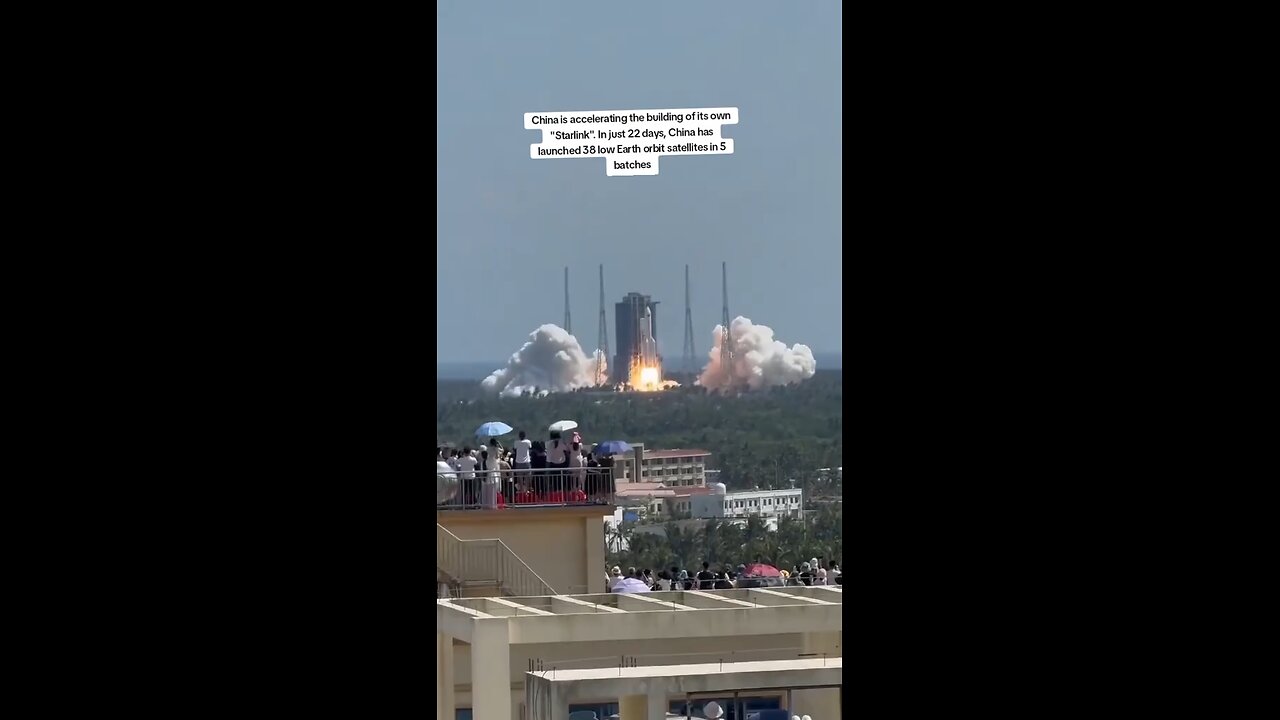 #China speeds up its own "Starlink," launching 38 satellites in 22 days #satellites #Starlink #japd