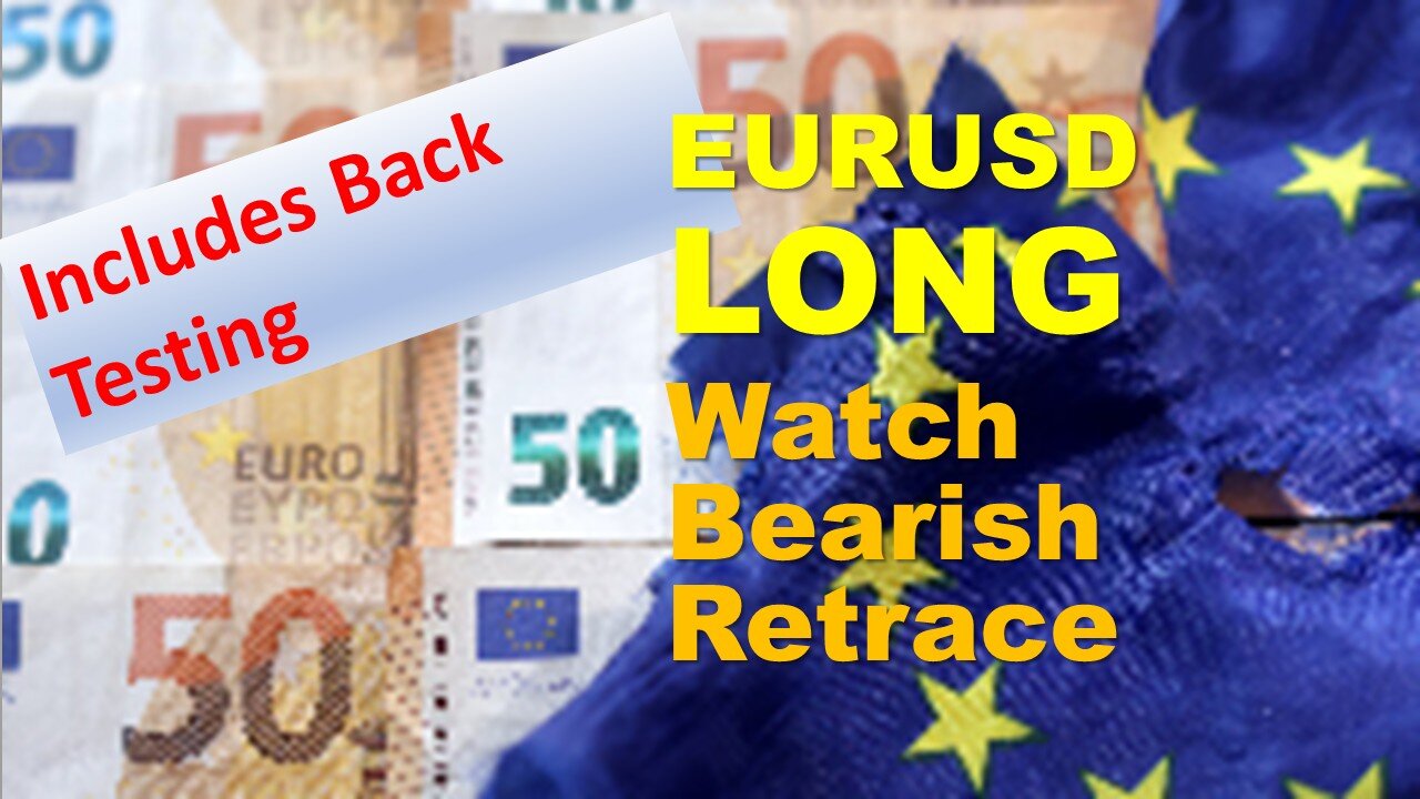 EURUSD LONG but watch Bearish Retrace