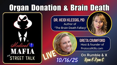 Rebroadcast of Medical Mafia with Greta Crawford from 10-16-2025