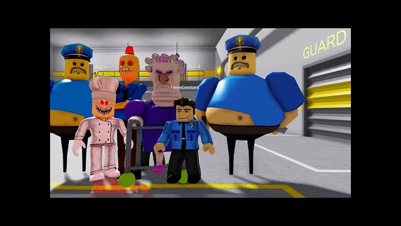Escaping from a BARRY'S PRISON RUN! And BECAME EVERYONE