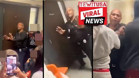Security Guard Punches Female Student Multiple Times After She Slaps Him in School Hallway Dispute