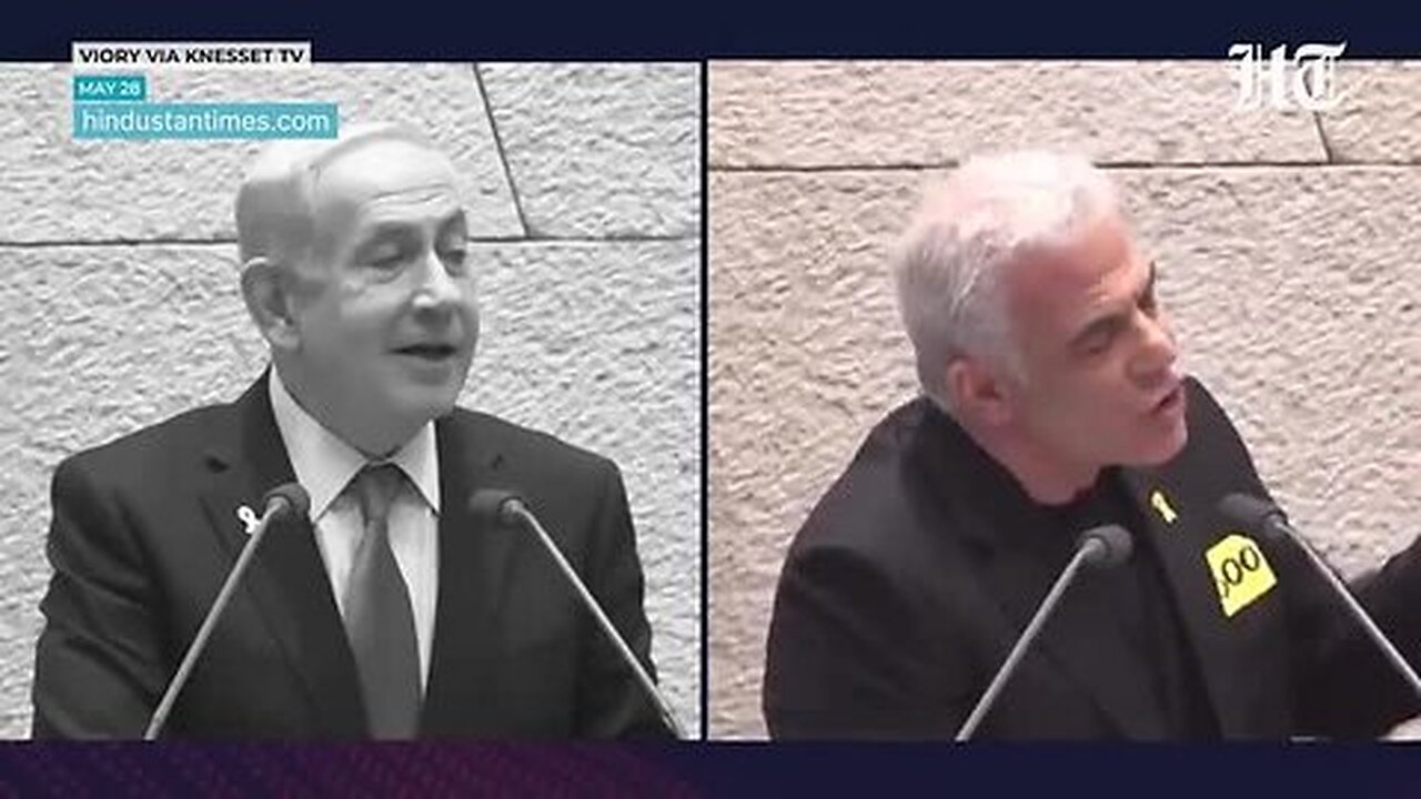 Netanyahu_Gloats_About_Big_War_Achievements,_Former_PM_Yair_Lapid_Holds_Up_Mirror;_‘We_Lost_Trump…’