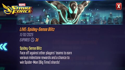 #19 - SPIDEDY-SENSE BLITZ | MARVEL STRIKE FORCE