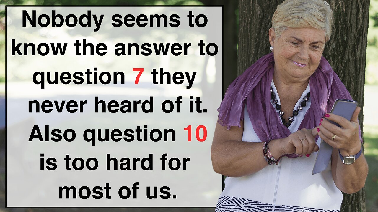 10 Mixed Trivia Questions
