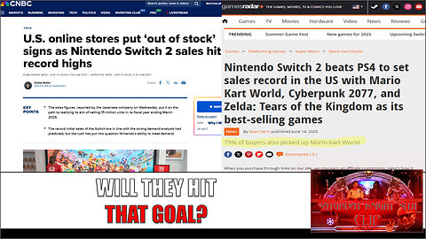 Nintendo Switch 2 Sales and Choice Of Game!