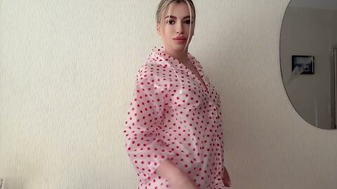 [4K USA] See Through Transparent Raincoat | New Transparent TRY ON HAUL 2025