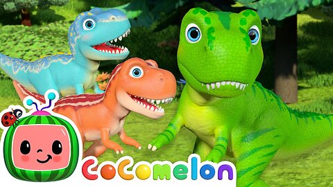 10 Little Dinosaurs Song + Cody's Dino Birthday! | CoComelon Nursery Rhymes & Kids Songs