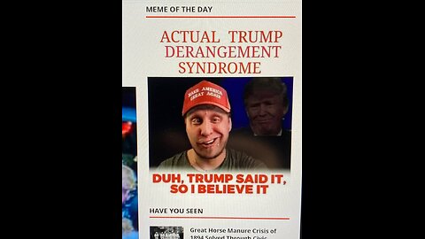 Trump Derangement Syndrome or Trump Delusion Syndrome?