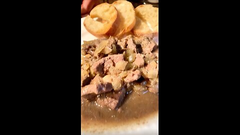 Beef Liver with sautéed onion