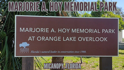 Marjorie A. Hoy Memorial Park at Orange Lake Overlook - April 2025