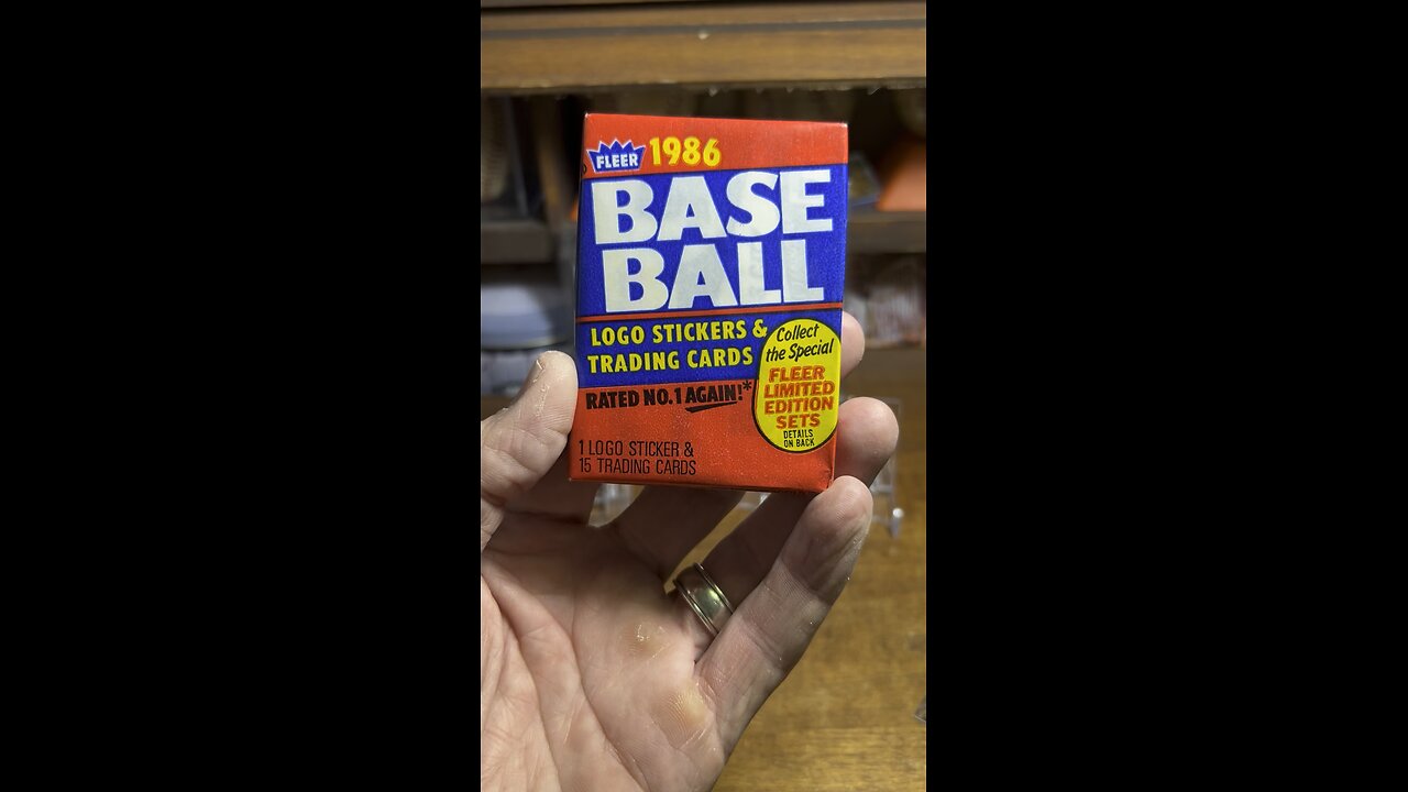 1986 #fleer #baseballcards #packopening #junkwax ?